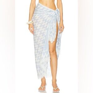 Rag & Bone scarf/sarong in pale blue